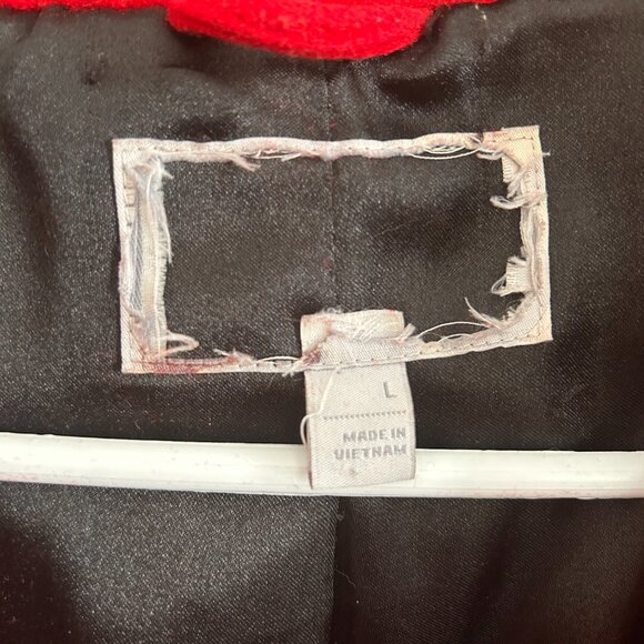 Red Hallmark Peacoat - Picture 2 of 3